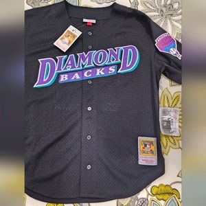 NWT Authentic Mitchell and Ness Arizona Diamondbacks BP Jersey sz L (44)